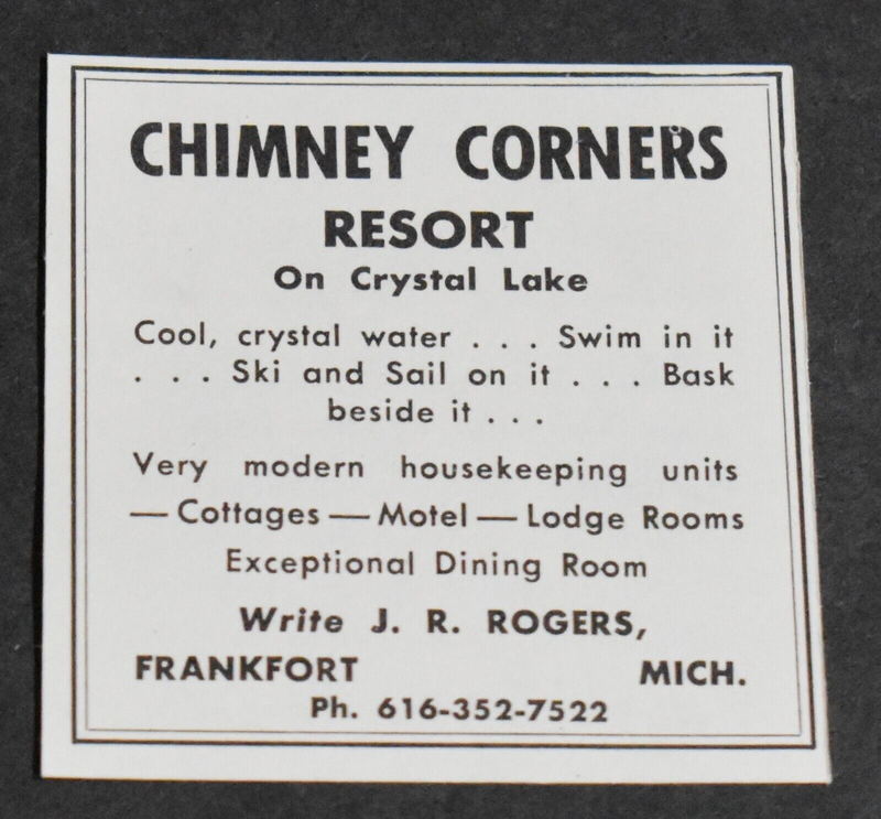 Chimney Corners Resort - Vintage Print Ad (newer photo)